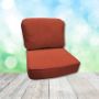 Canvas Brick Hanamint Replacement Cushions Club Chair