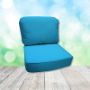 Canvas Cyan Hanamint Replacement Cushions Club Chair