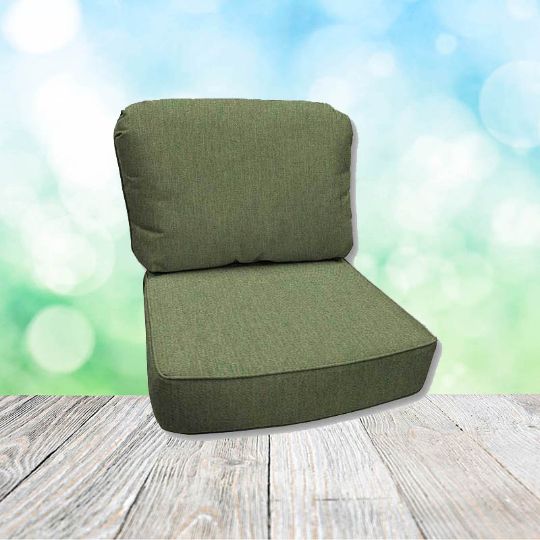 Canvas Fern Hanamint Replacement Cushions Club Chair