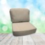 Canvas Flax Hanamint Replacement Cushions Club Chair