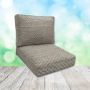 Cascadia Outdoor Cushions make custom outdoor patio furniture cushions for any style of patio furniture in Sunbrella Outdoor Fabrics