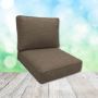 Sunbrella Linen Canvas Patio Chair Replacement Cushions