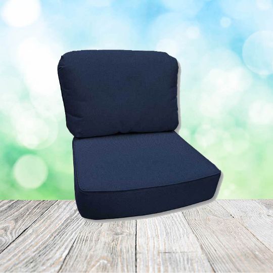 Canvas Navy Hanamint Replacement Cushions Club Chair