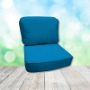 Canvas Pacific Blue Hanamint Replacement Cushions Club Chair