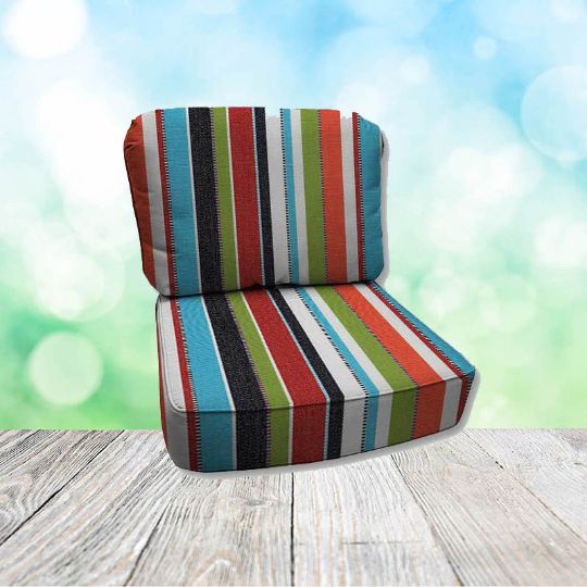 Carousel Confetti Hanamint Replacement Cushions Club Chair