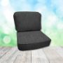 Cast Charcoal Hanamint Replacement Cushions Club Chair