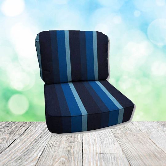 Gateway Indigo Hanamint Replacement Cushions Club Chair