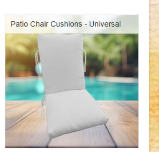 Picture of COMING SOON - Sling Fabric Classic Chair Cushions