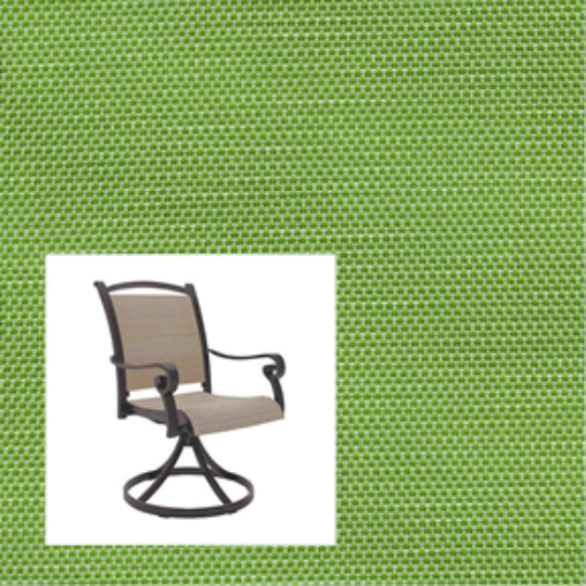 Citron two piece patio chair slings