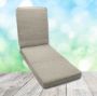 Action Ash Outdoor Chaise Lounge Replacement Cushion | Custom Outdoor Cushions