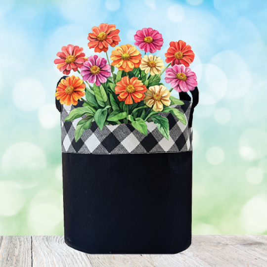 Picture of Grow Tote Check Black