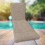 Classic Universal Chaise Lounge Cushions | Sunbrella Bliss Sand Fabric | 3 Sizes