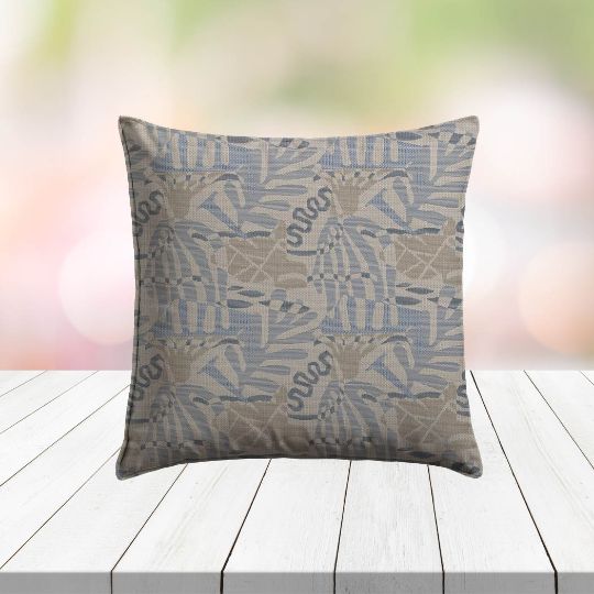 Custom Outdoor Pillows in Outdura Fantasy Sky | Fade-Resistant & Weatherproof