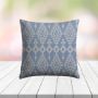 Custom Outdoor Pillows in Outdura Folklore Lotus | Fade-Resistant & Weatherproof