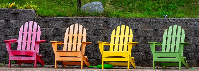 Adirondack Chair Cushions and Adirondack Chair Pads Sunbrella Fabrics