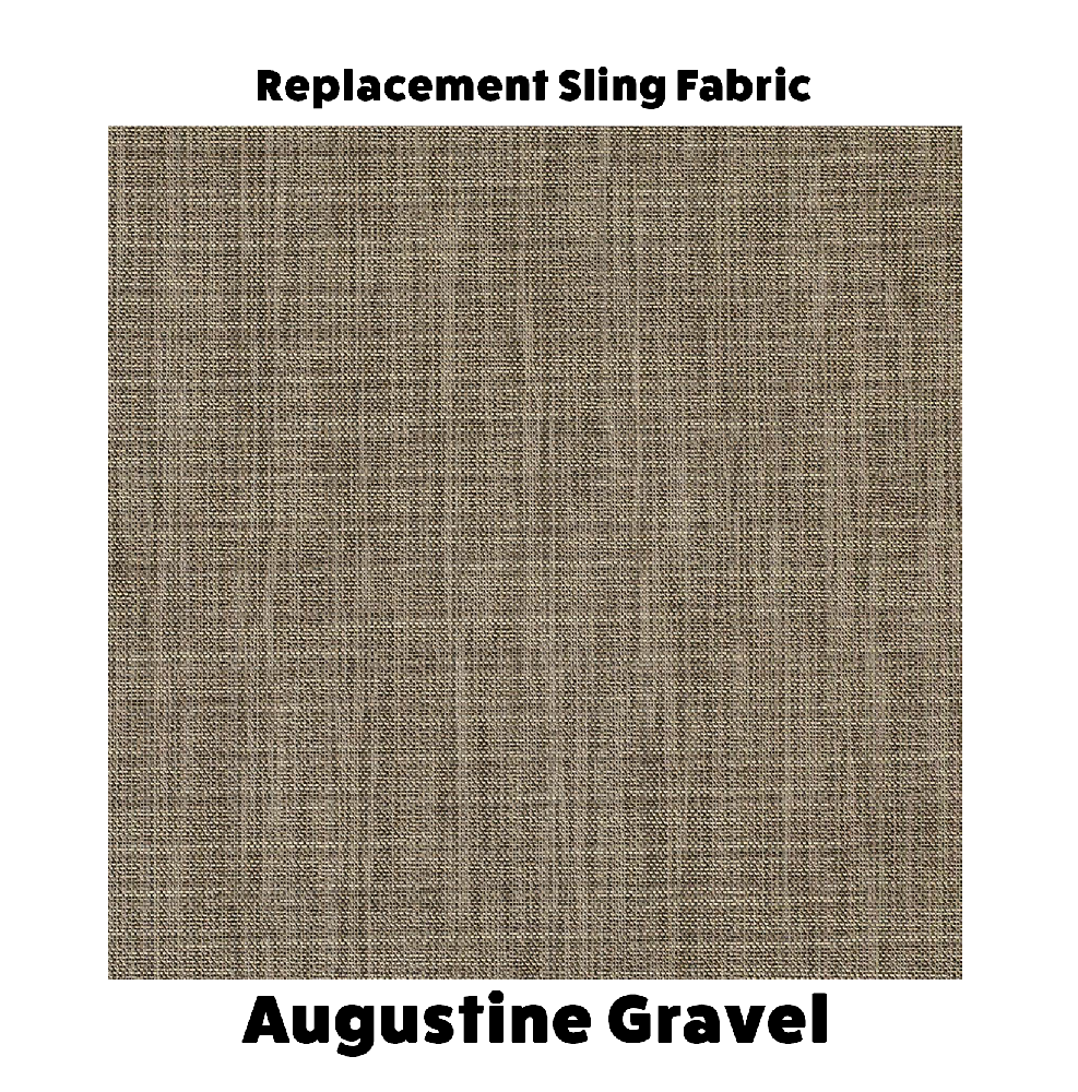 Augustine Gravel Sling Fabric For New Patio Chair and Chaise Lounge Replacement Slings