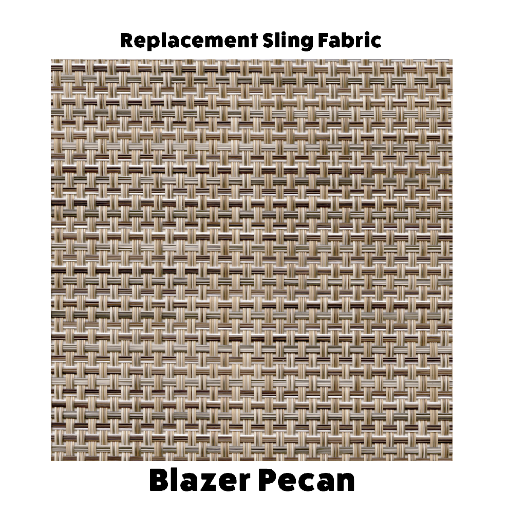 Blazer Pecan Sling Fabric For New Patio Chair and Chaise Lounge Replacement Slings