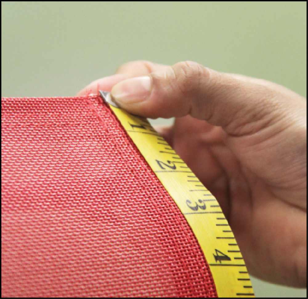 How to measure the length of your patio chair for new replacement slings