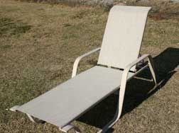 How to install new replacement slings on a chaise lounge made by Cascadia Outdoor Cushions