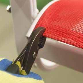 How to Install new replacement slings on a Patio Chair