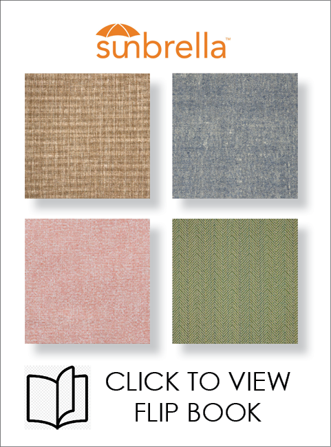 Sunbrella Outdoor Fabrics - Textured Fabric Collection