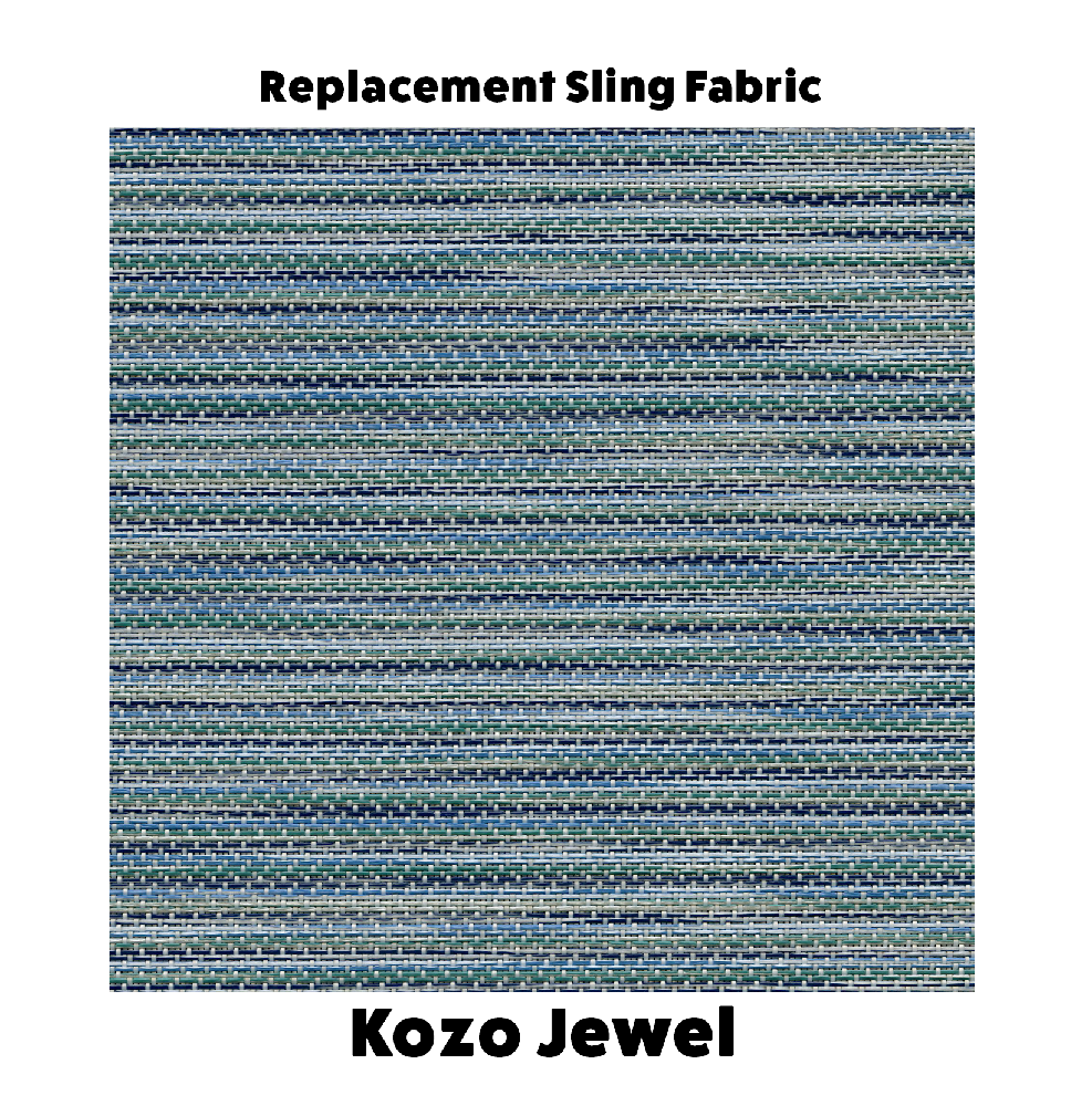 Kozo Jewel Sling Fabric For New Patio Chair and Chaise Lounge Replacement Slings