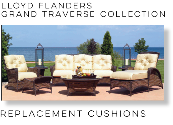 Lloyd Flanders Grand Traverse Replacement Cushions