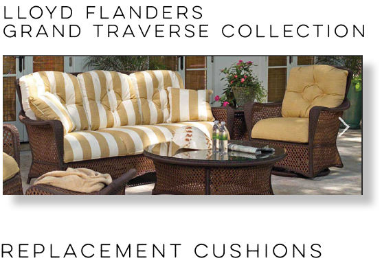 Lloyd Flanders Grand Traverse Replacement Cushions