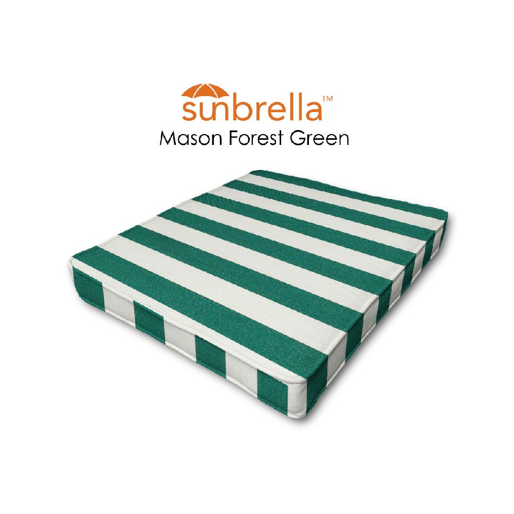 Outdoor Seat Pad or Patio Dining Chair Cushions Sunbrella Fabrics