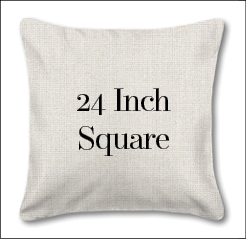 Outdoor Pillow or Patio Pillow 24" Square