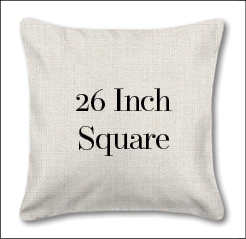 Outdoor Pillow or Patio Pillow 26" Square